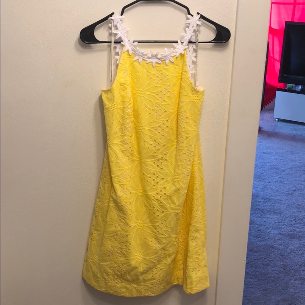 Lily Pulitzer Yellow Shift Dress